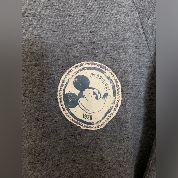 Disney Parks Long Sleeve Jersey Shirt - Heather Gray and Black - Women’s XXL - Picture 4 of 5